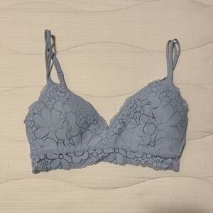 Aerie Lace Bralette in Soft Blue
